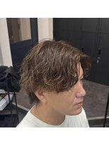 ランディ(RANDY)&nbsp;メンズカット メンズ メンズパーマ ナチュラル波巻きパーマ