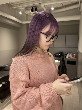 シーンヨコハマ 横浜店(SCENE yokohama) パープル×ダークブラウン