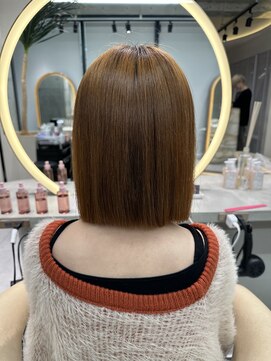 ロンドルピナス 小倉(Lond Lupinus) 顔型別ヘアスタイル特集 /チェリーブラウン /ミニウルフ
