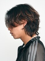 程よい無造作感◎ワンカール×センターパートウルフ