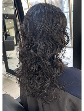 アクアオモテサンドウ(ACQUA omotesando) *ミディアムウルフレイヤーパーマ!レイヤーロングウルフパーマ