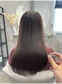 髪質改善トリートメント、縮毛矯正で艶髪へ