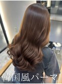 韓国風パーマ/コテ巻き風パーマ/デジタルパーマ/レイヤーカット