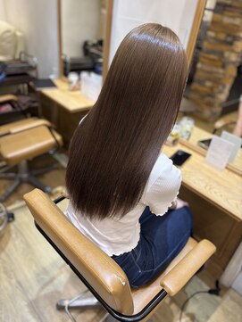 アロマ ヘアー ルーム 新宿3号店(AROMA hair room) マロンベージュ/髪質改善/新宿三丁目