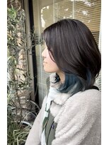 サロン(SALON)&nbsp;インナーカラーブルー