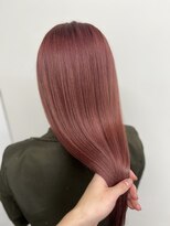 ケア 神戸(CARE)&nbsp;１回のブリーチでできるピンクカラー