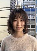 ボブパーマレイヤーボブ