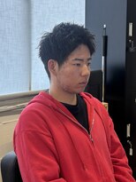 バタクラン(BATACLAN) スパイキーショート#メンズ#メンズカット#眉毛#ブリーチ#パーマ