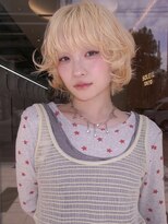 ソレイユトウキョウシブヤ(SOLEIL TOKYO shibuya)&nbsp;柔らかい質感のブロンドボブ