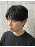 メンズナチュラルセンターパート♯86滋賀草津