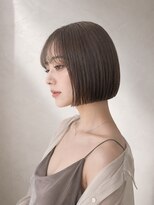 フォト 新宿三丁目(foto) 髪質改善地毛風縮毛矯正くびれレイヤー切りっぱなしボブ