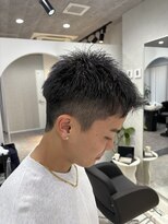 ユラ 中野(Yula) ショート×ブルーグレー