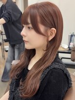 アメリ(AMELIE)&nbsp;【春山心彩 ツヤ感たっぷりオレンジブラウン×顔まわりカット