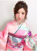 成人式　振袖　卒業式　袴　ヘアアレンジ