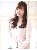 大人可愛い、優しさアップバング