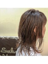ヘアアンドスペース ベロン(hair&space velon)&nbsp;グレイカラー&ハイライト ミディ