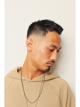 メリケンバーバーショップ フクオカ(MERICAN BARBERSHOP FUK) クラウドマッシュテクノセミウェットワイルドツーブロック82