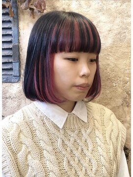 マギーヘア(magiy hair) インナーピンク［magiyhair西部笑］