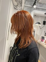 ヘアーワークス ヘルム 渋谷店(HAIR WORKS HELM)&nbsp;コッパーオレンジ