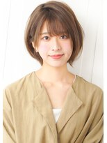 ルエ(rue)&nbsp;くすみカラー抜け感ミニボブ　20代/30代/40代 ＊