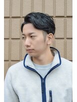 サロン(SALON) 【SALON】七三オールバックかき上げヘア　青木晃平