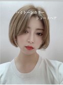 #ハイトーン#ショート