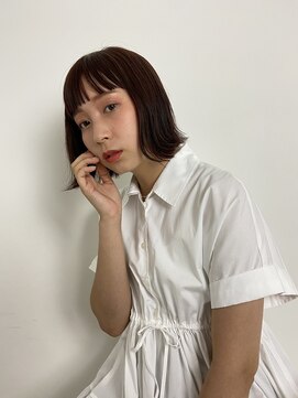 エアー 大阪(AIR) 【air-OSAKA】栃本優美　切りっぱなしそとはねボブ