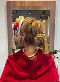 20代30代40代50代ツインお団子/お呼ばれヘアアレンジ