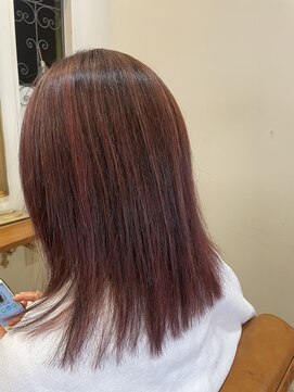 ラソヘアーオアシス(Laso hair oasis) 明るめのグレーカラー(ピンク系)