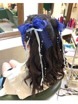 ヘアアンドメイク スタジオ ラプラス(HAIR&MAKE STUDIO rapLus)&nbsp;リボンアレンジ