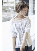 大人ナチュラル外ハネボブ/小顔ボブ/ナチュラルボブ/丸みボブ
