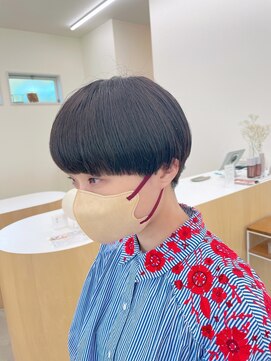 オンド(onde) ワイドバングマッシュ