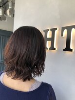 エイト 横須賀中央店(EIGHT)&nbsp;デザインカラー切りっぱなしボブ