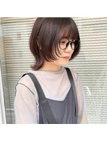 ミント(mint)&nbsp;ショートウルフ/ミニマムウルフ/ウルフカット/グレージュ