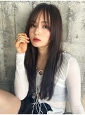 〇韓国ヘア レイヤーカット うざバング クアンクヘア