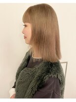 キジ(kiji)&nbsp;blond beige #久屋大通 #丸の内 /伏見/栄 /ブリーチカラー