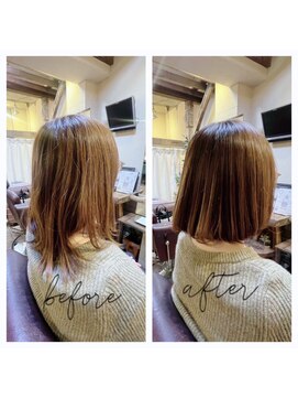 アックスピュア(axe pure) シンプルボブスタイル☆