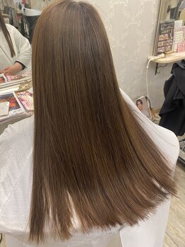 【武蔵ヶ丘】髪に優しいカラー剤で理想の髪色へ導きます◇トリートメントセットのクーポンも多数ご用意有◎