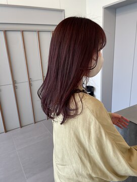 ローレンアオ(LOREN AO) ミルクティベージュオリーブダブルカラーラベンダー