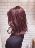 透明感抜群♪ダブルカラーブリーチハイトーンピンクブラウン