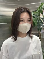 ゼスト 八王子店(ZEST)&nbsp;オリーブブラウン/透明感カラー【藤野はるひ】