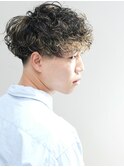 カルマパーマダークアッシュブラックソフトツーブロック0604