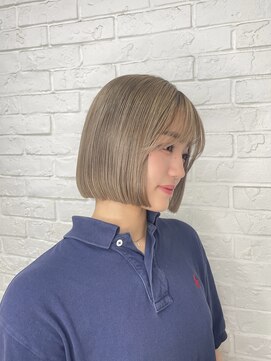 ヘアサロン エフ 渋谷(F) ブロンドボブ