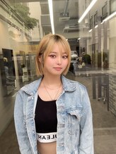 【YUI】ハイトーン、外国人風ミルクティー☆春日部エリアで一番上手い女性スタイリストです