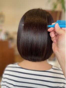 マミーコー イオン店(Mammy Co.)の写真/素髪から美しくなれる本格的な髪質改善メイクティ♪圧倒的にダメージが少なく、つるつる感も長持ち◎