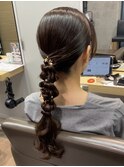 【Hono/STYLE藤沢】お呼ばれ編みおろしヘアセット