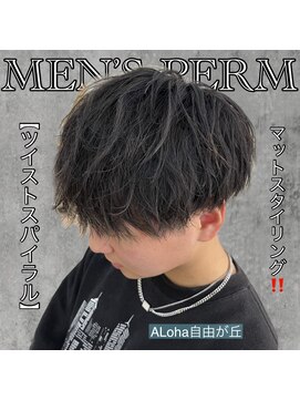 アロハ(ALoha) 《　ツイストスパイラル　》マットスタイリング！