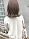 リース(riis.)の写真/染まりが良く色落ちしにくい自然な仕上がりで白髪をカバー◎脱白髪染めを実現し頭皮に優しい定期染めが可能