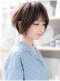 フレンチガーリーくせ毛風小顔ショートウルフc6上尾20代30代40代