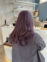 プラス ファースト ヘア(Plus 1st)&nbsp;ラベンダーカラー×ゆるふわ巻き